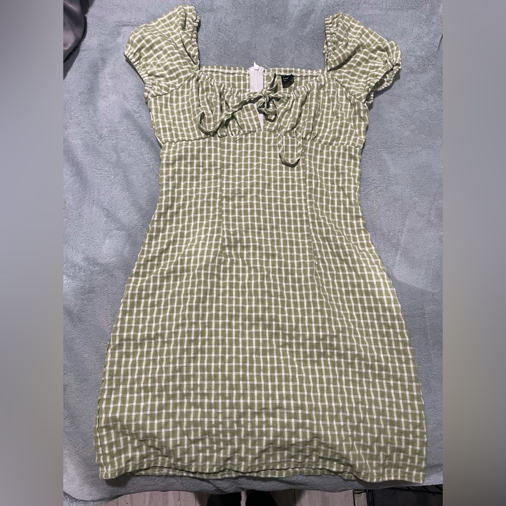 Shein green dress